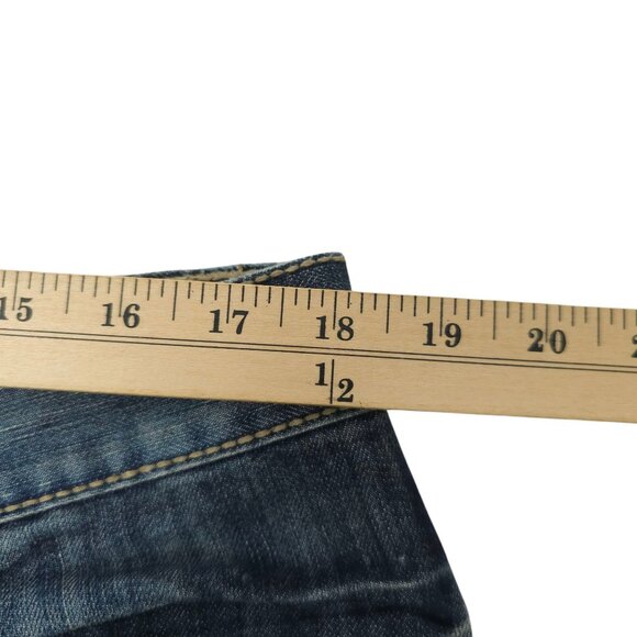 Southpole X-clusive Edition Jeans Men Size 38 Medium Wash Y2K Denim Flap Pockets - Picture 13 of 15